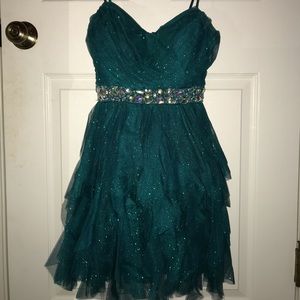 Green prom/homecoming/formal dress worn once